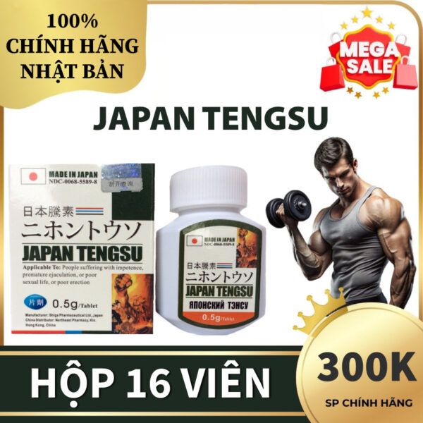 Thuốc Cường Dương Tengsu Japan - Chống Xuất Tinh Sớm Hiệu Qủa